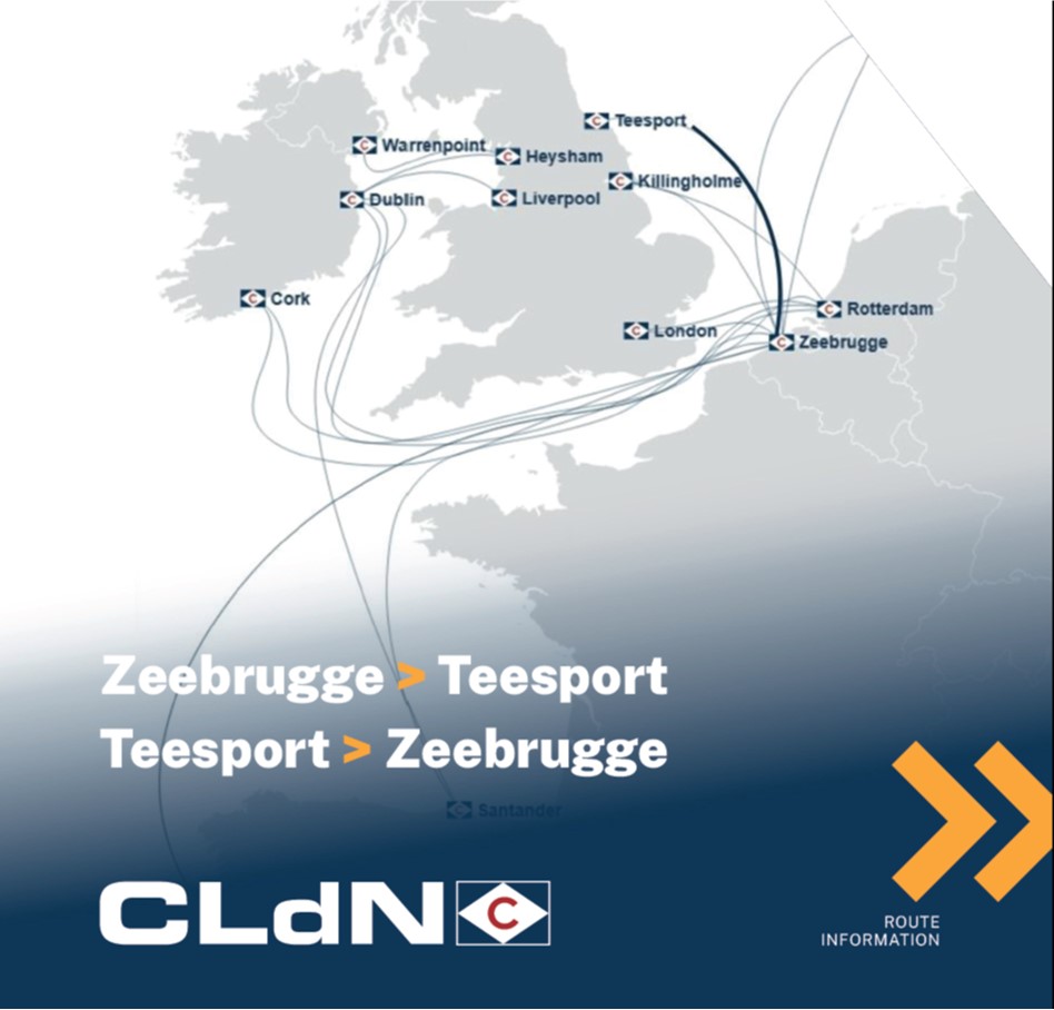 Expanded Zeebrugge-Teesport service